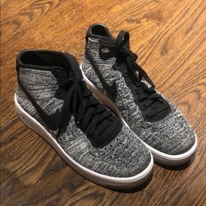 Nike Flykit Air Force 1 hi. Worn A few times.